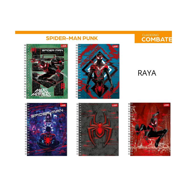  748604 Cuaderno Spiderman punk raya