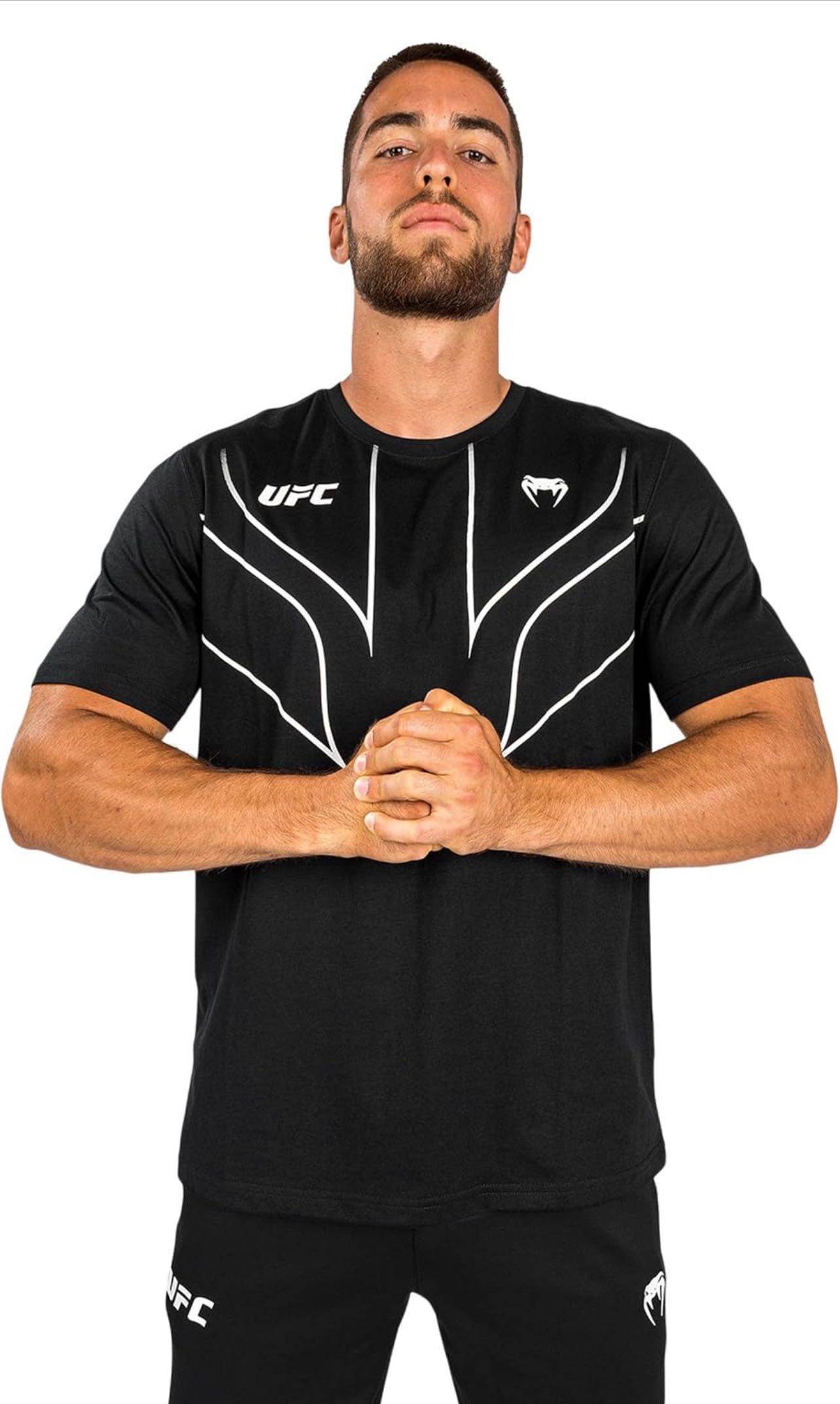 T-shirt Fight nigth  ufc black 