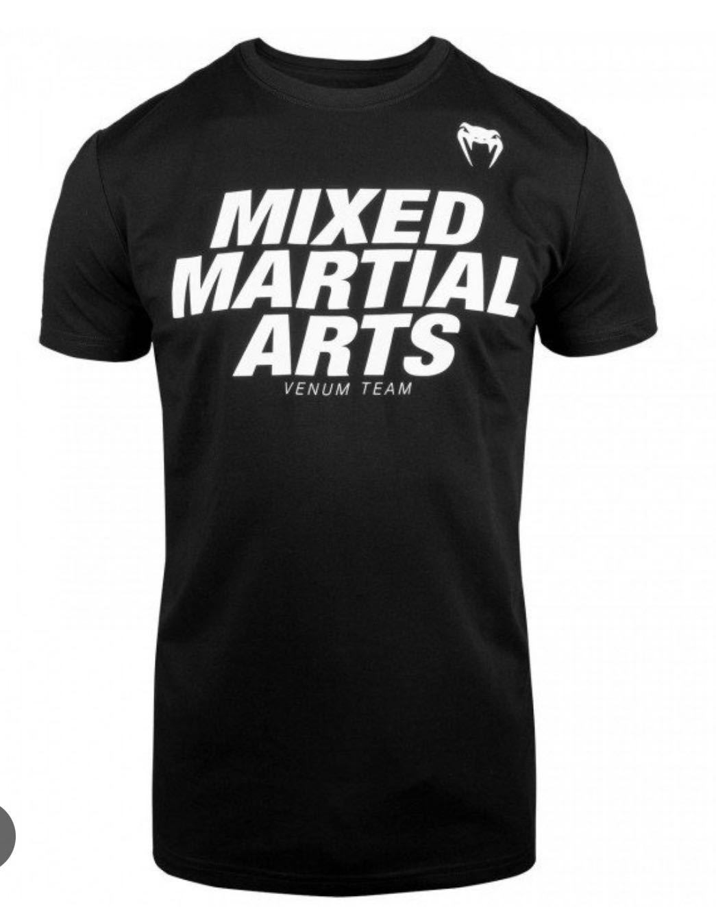 T- shirt MMA BLACK/white