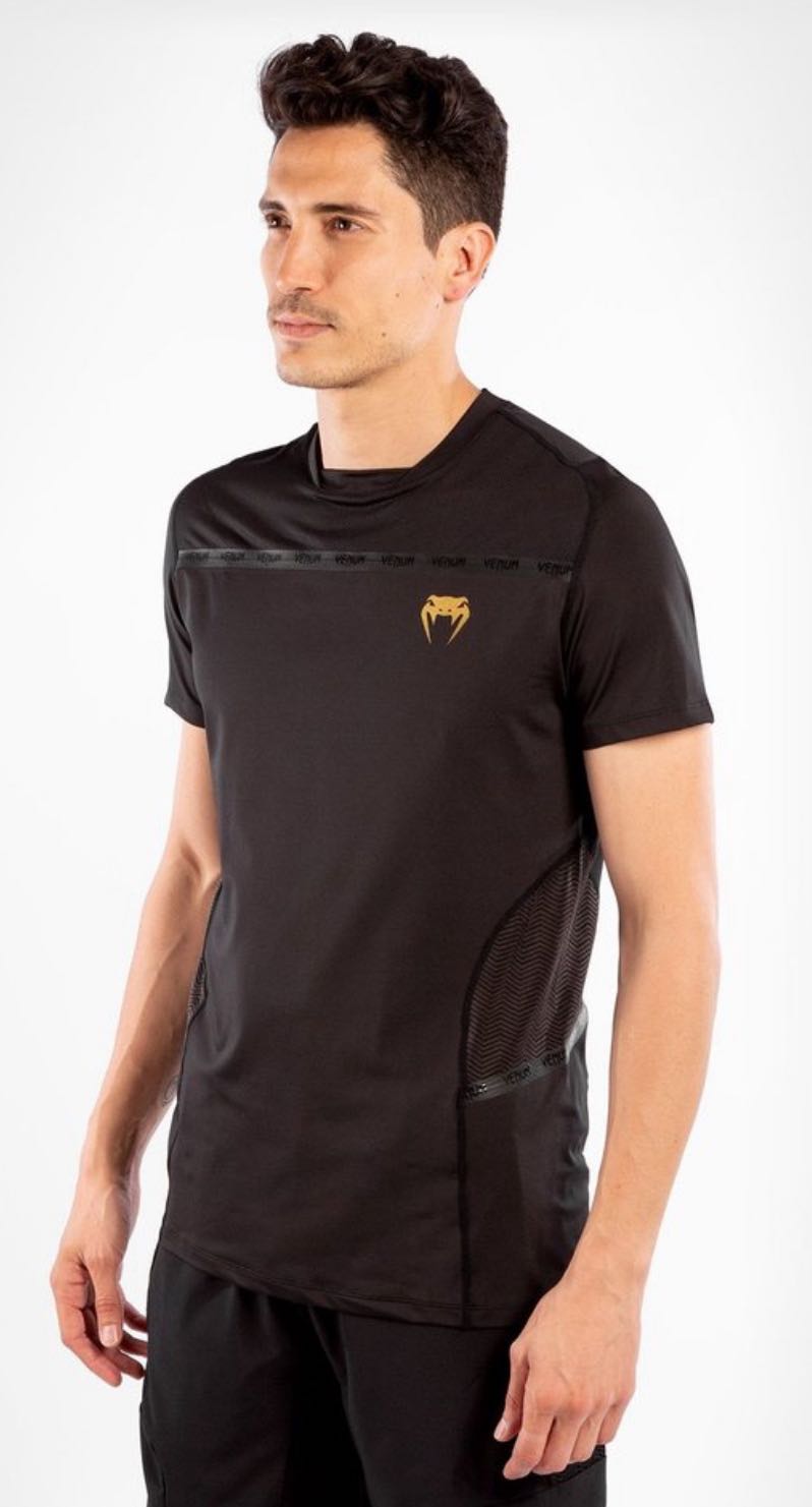 T-shirt Venum Dry shirt dry black gold 