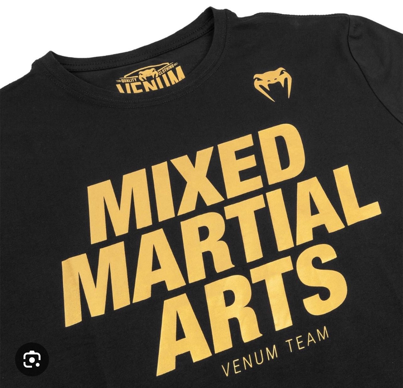 T-shirt MMA Venum black/gold