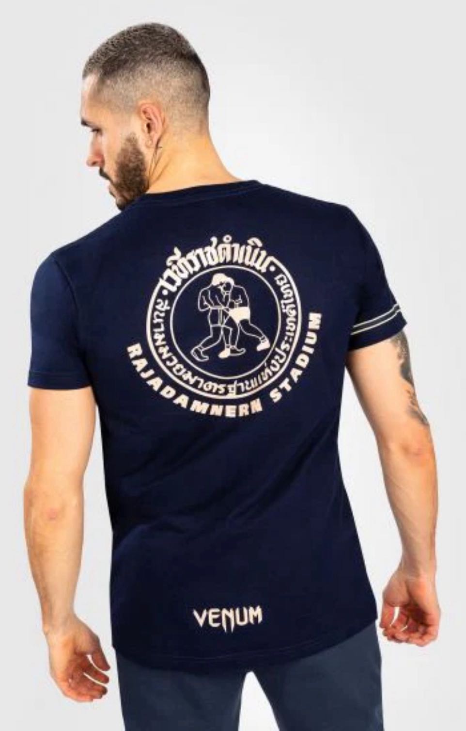 T-shirt rajadame VENUM navy blue 