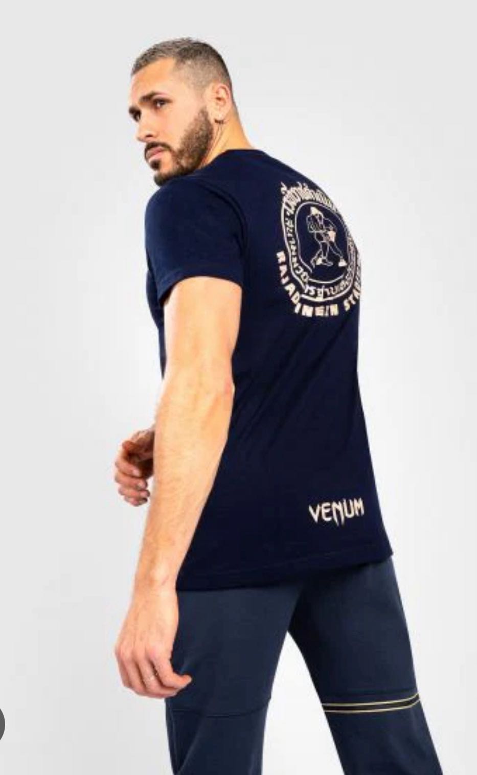 T-shirt rajadame VENUM navy blue 