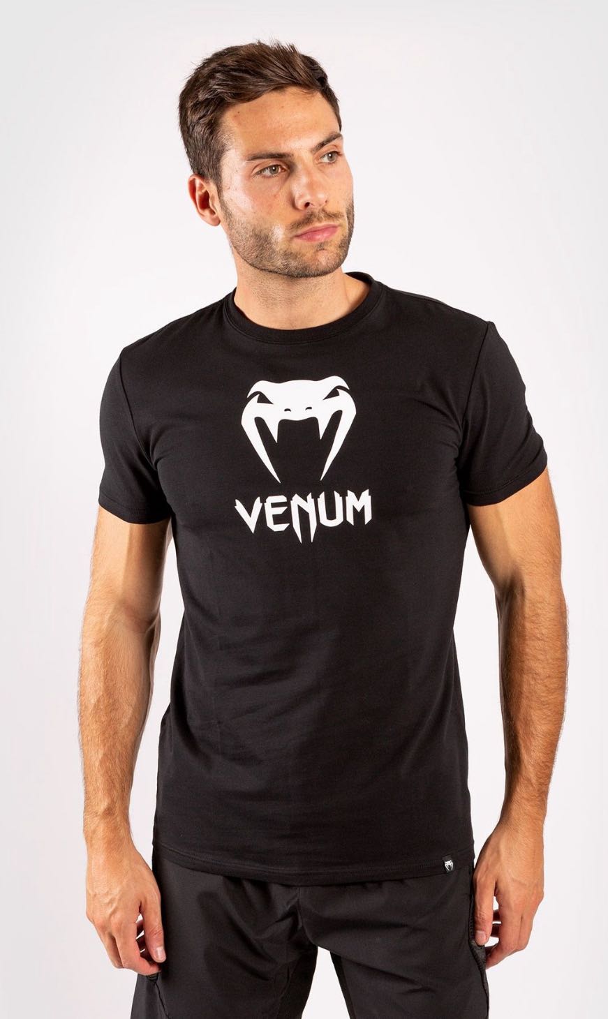 T-shirt Venum clásico black white 
