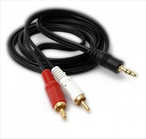 Cable Audio Plus 3.5mm Plug A Rca 1.5m en Maracay