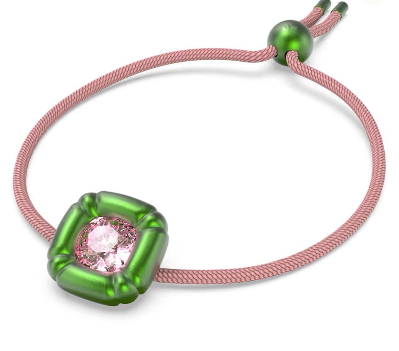 Pulsera Dulcis , talla cojin, verde ajustable 