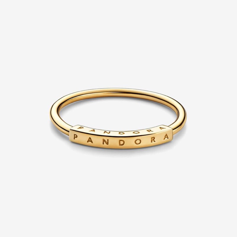 Anillo de identificación con firma de Pandora talla 7  