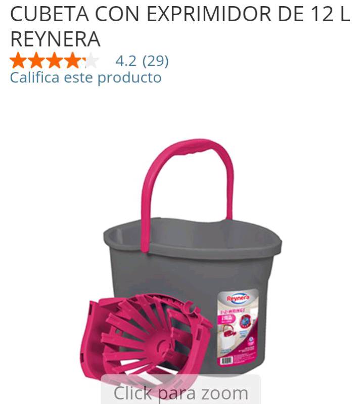 Cubeta con Exprimidor Reynera 12 l