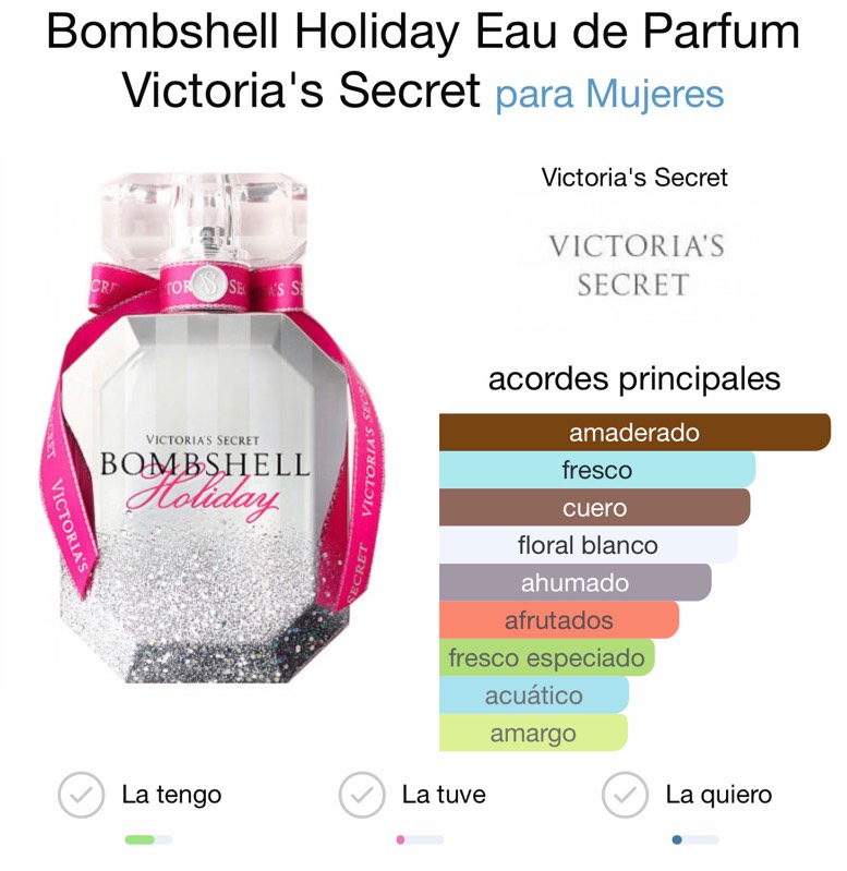 Victoria's Secret Bombshell Holiday Eau de Parfum para mujer