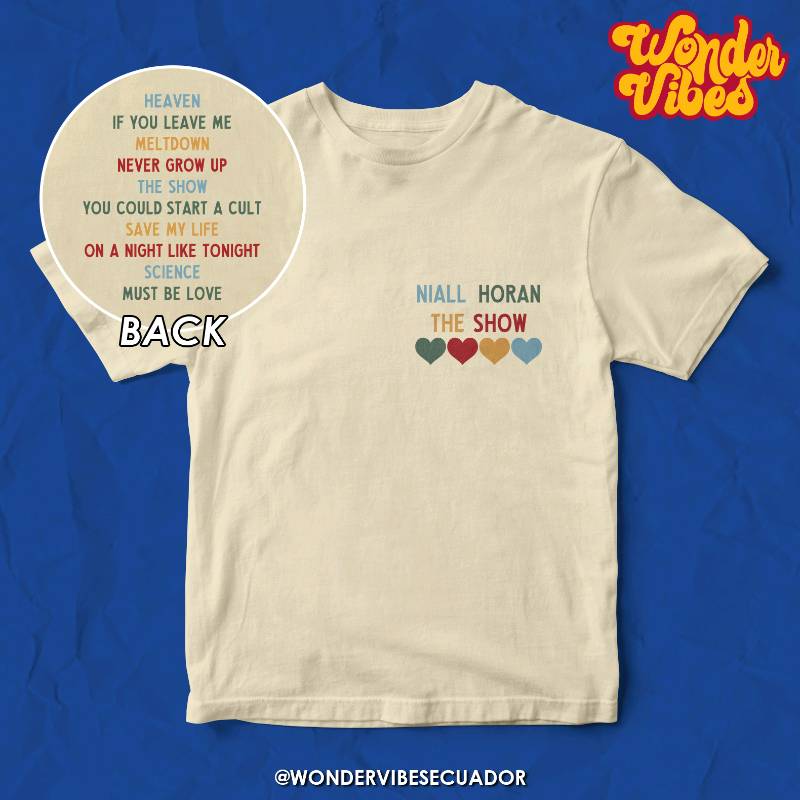 Niall Horan camiseta The Show songs