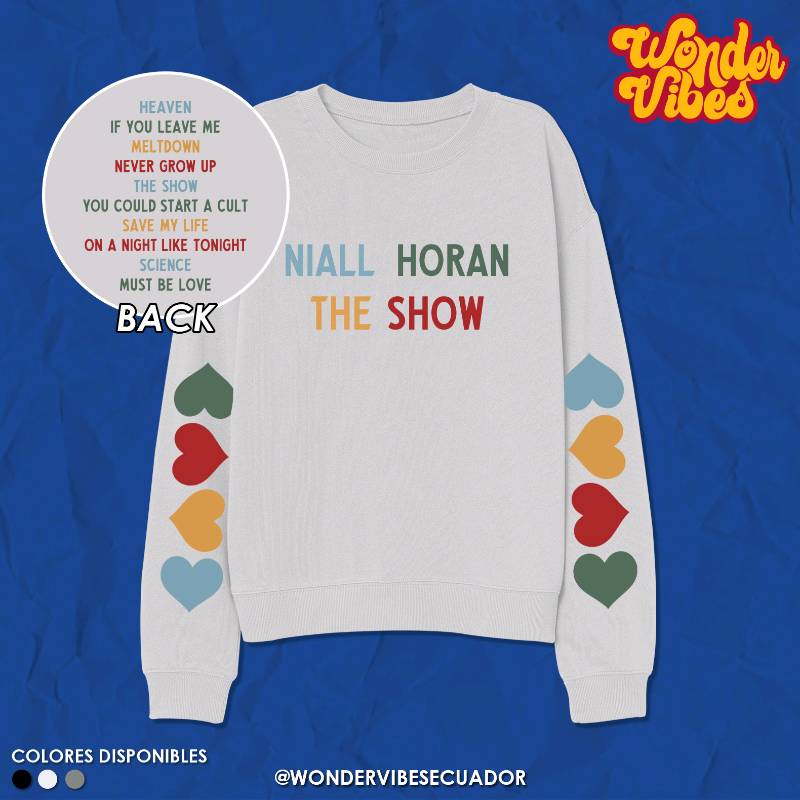 Niall Horan sudadera the show songs