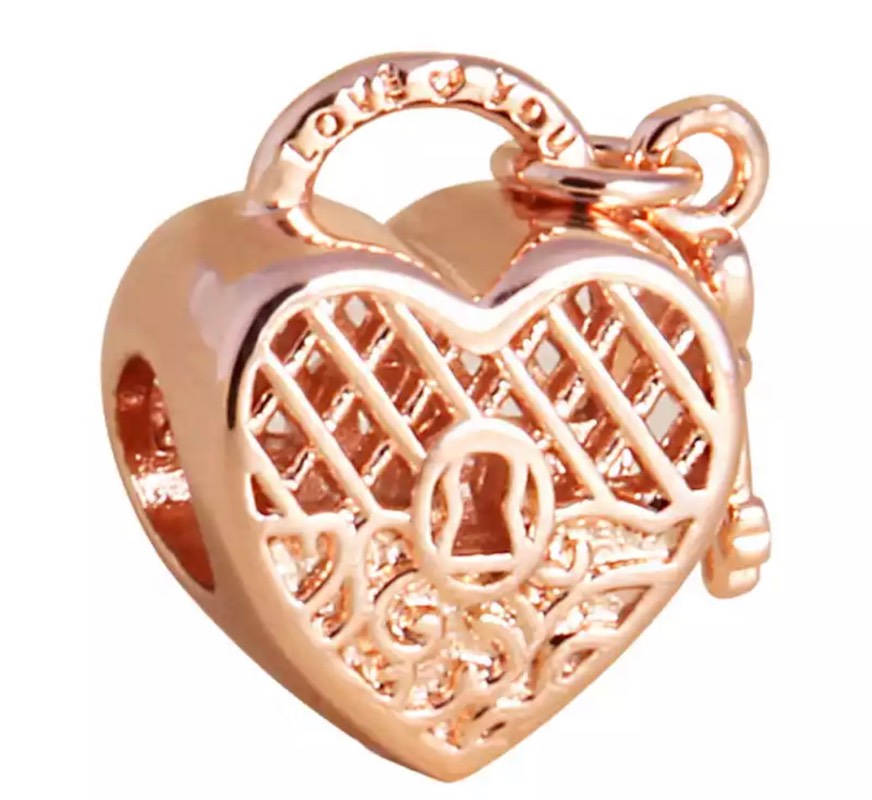 Charm rose gold Plata Ale 925 Pandora 