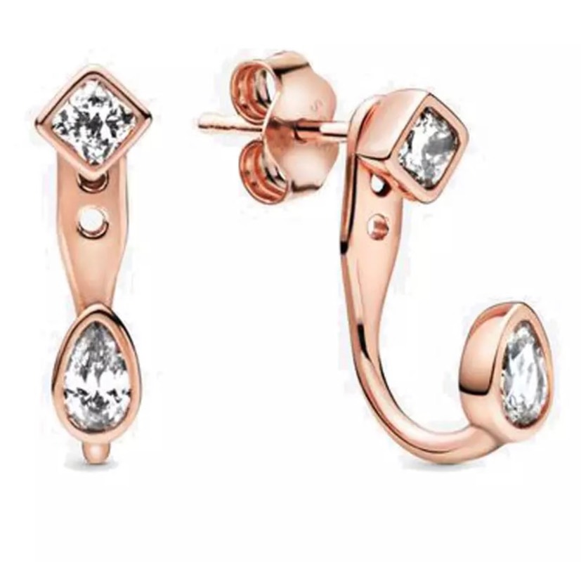 Aretes rose gold Pandora 