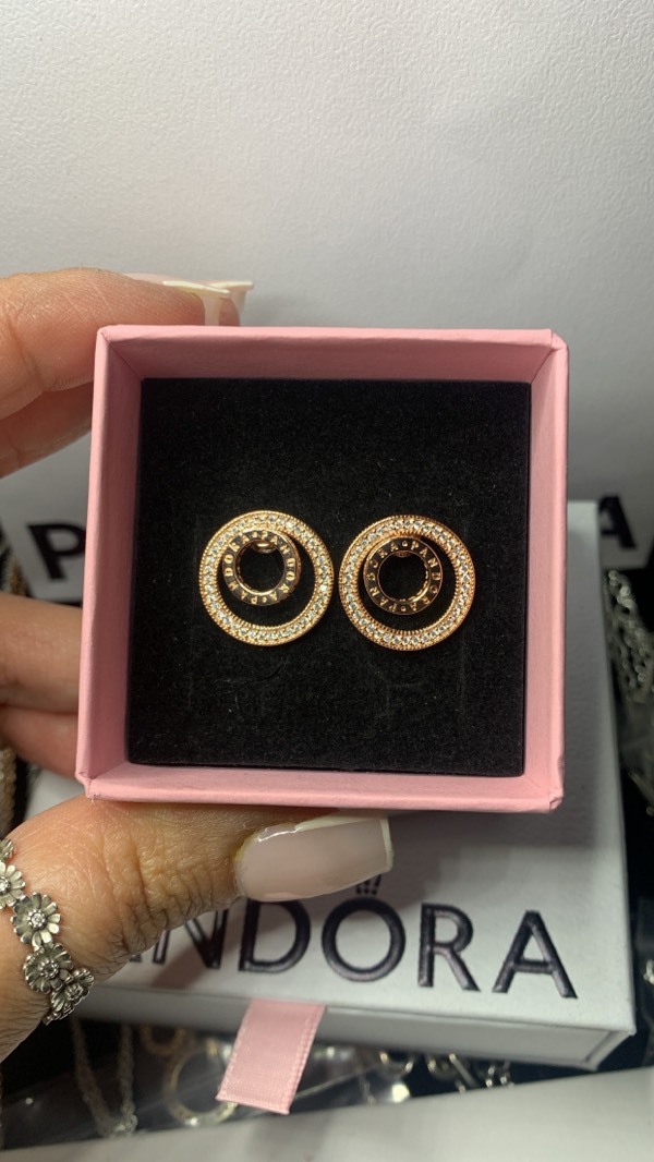 Aretes Pandora rose gold 