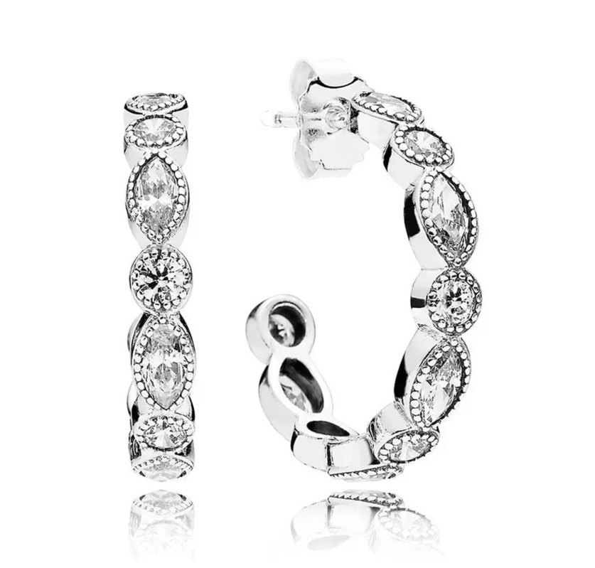 Aretes Pandora Plata Ale 925 pandora 