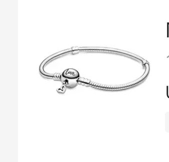 Pulsera Pandora Plata 925, 20 cm 