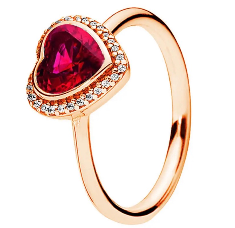 Anillo Pandora rose gold tallas 7