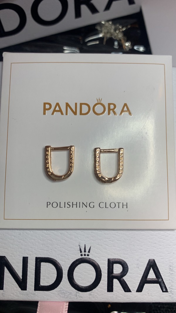 Aretes rose gold pandora 