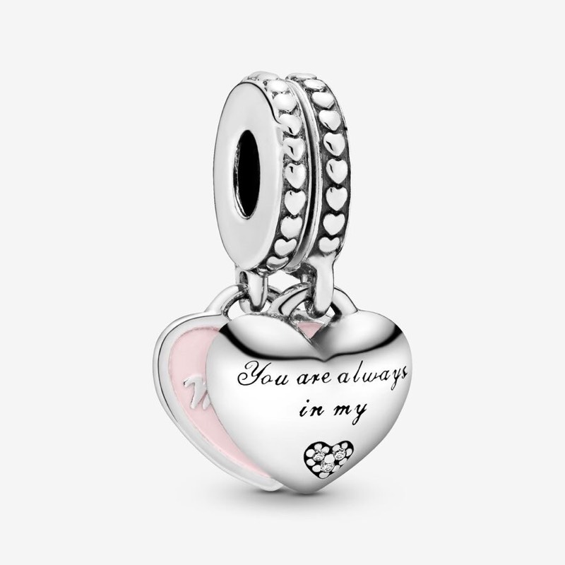 Charm Pandora Plata ale 925 (2 piezas madre e hija )