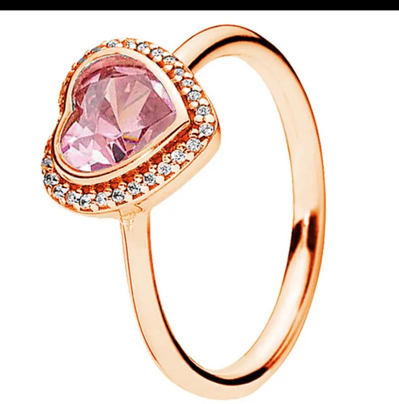 Anillo Pandora rose gold talla 7.5-8.5-9