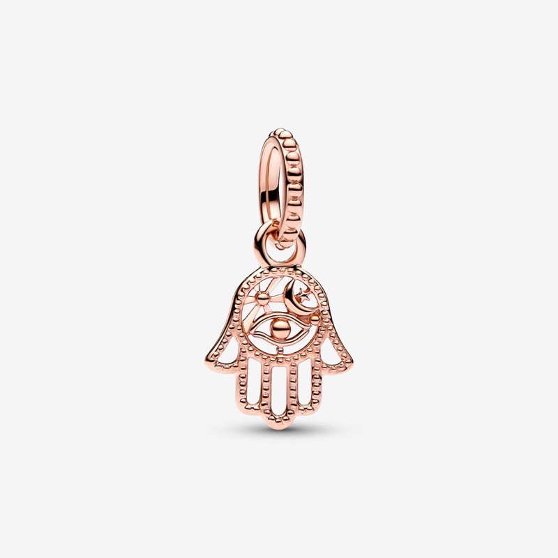 Charm colgante hamsa protectora 