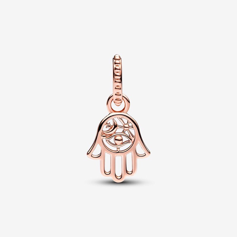 Charm colgante hamsa protectora 