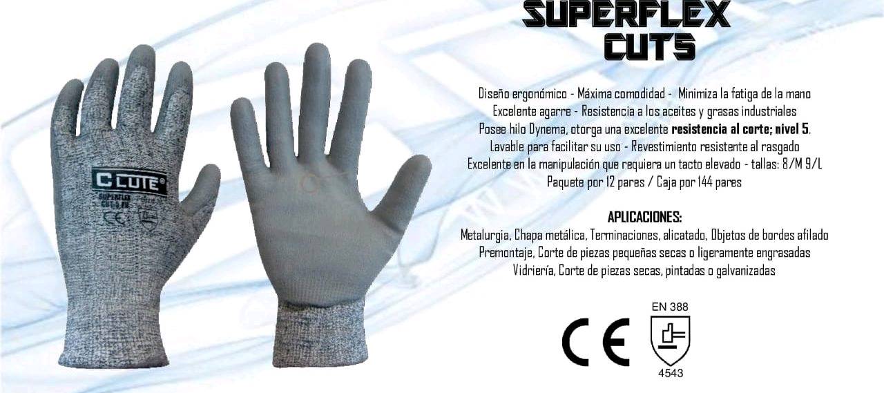 Guantes anticorte nivel 5 talla L 3M