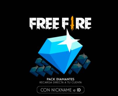 Diamantes Free Fire en Ecuador. Recarga por ID