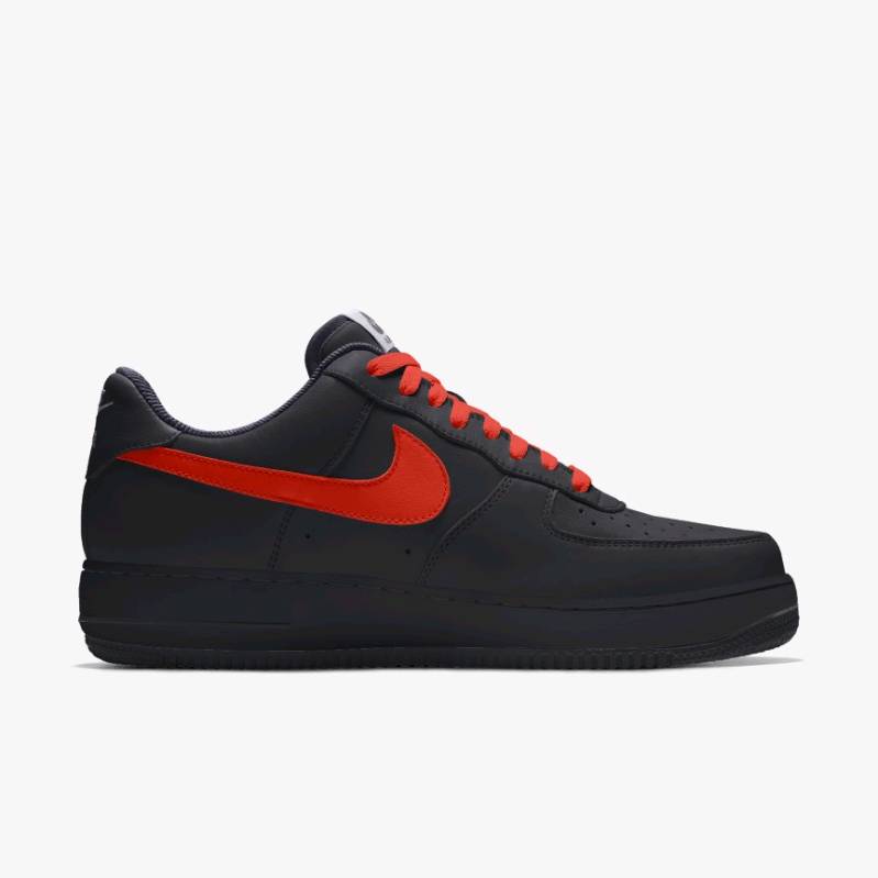  NIKE Air Force 1 Mid (niño/joven), Rojo/Negro : Ropa