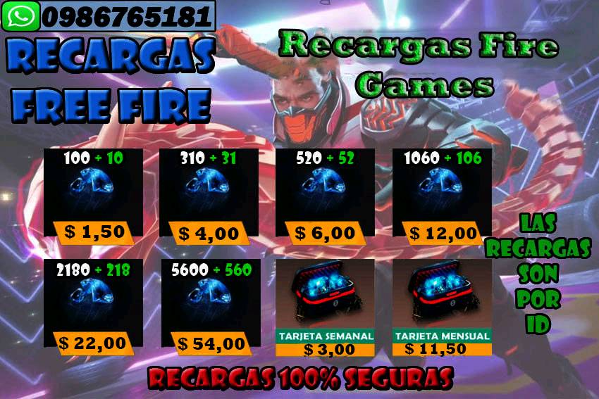 Recargas Free Fire Cayambe - Recargas Free Fire Cayambe