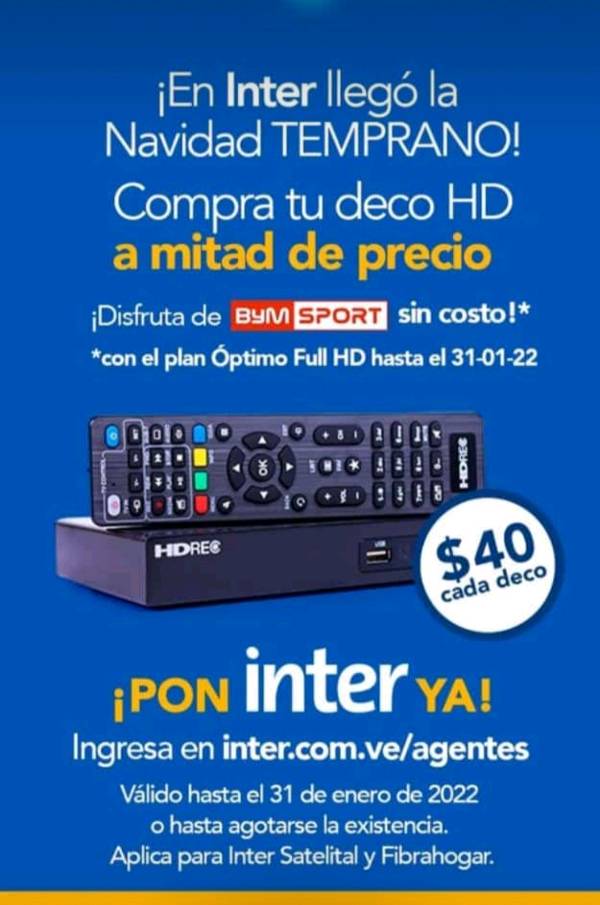 DECO HD INTER SATELITAL