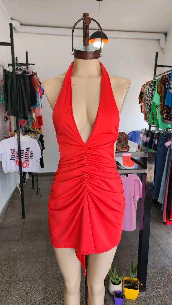 Vestido rojo de fiesta