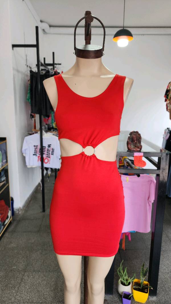 Vestido rojo de fiesta