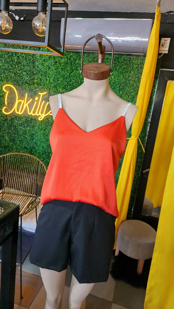 Blusa satén 