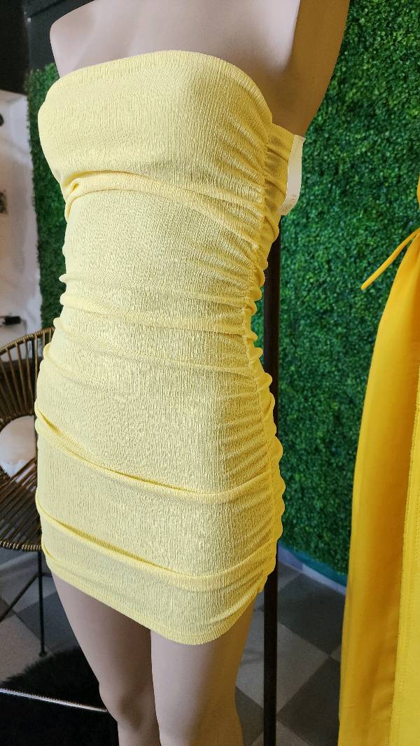 Vestido straples