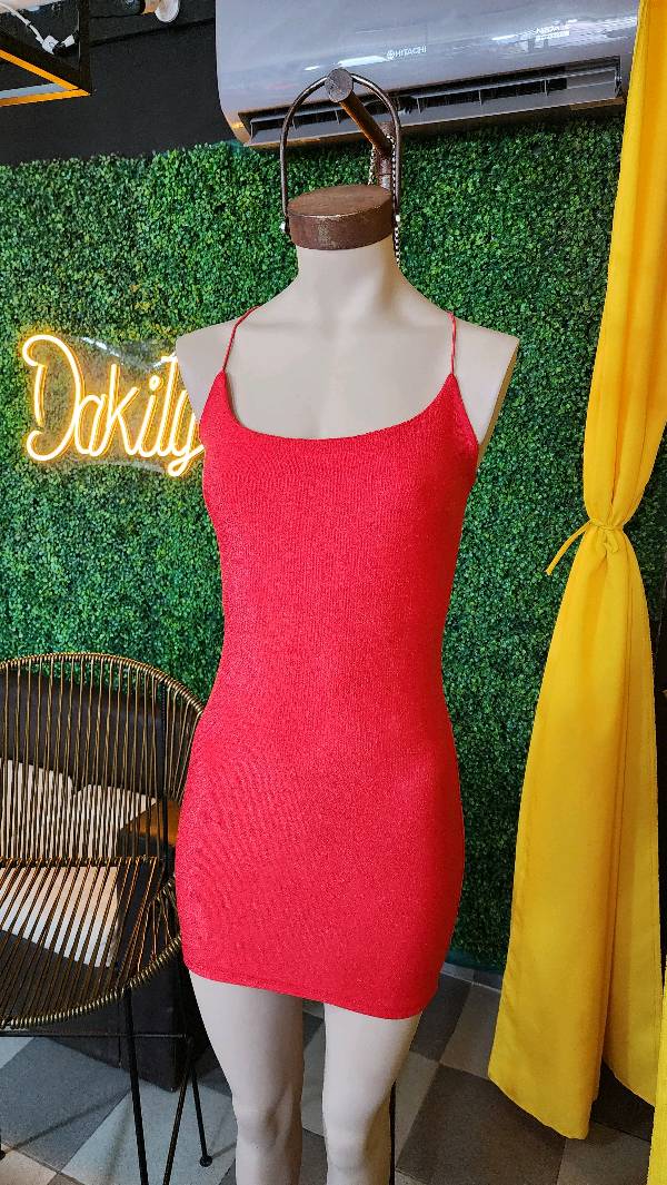 Vestido de lurex
