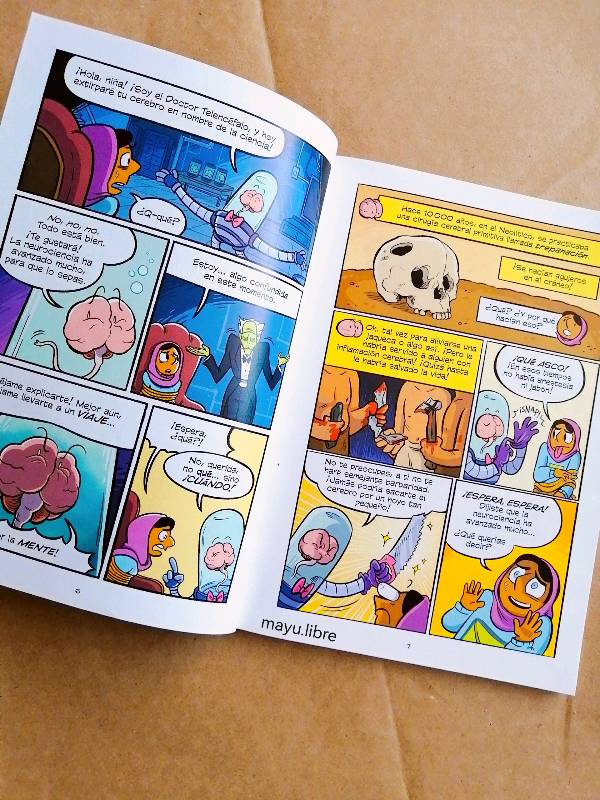 Cómics de ciencia El cerebro