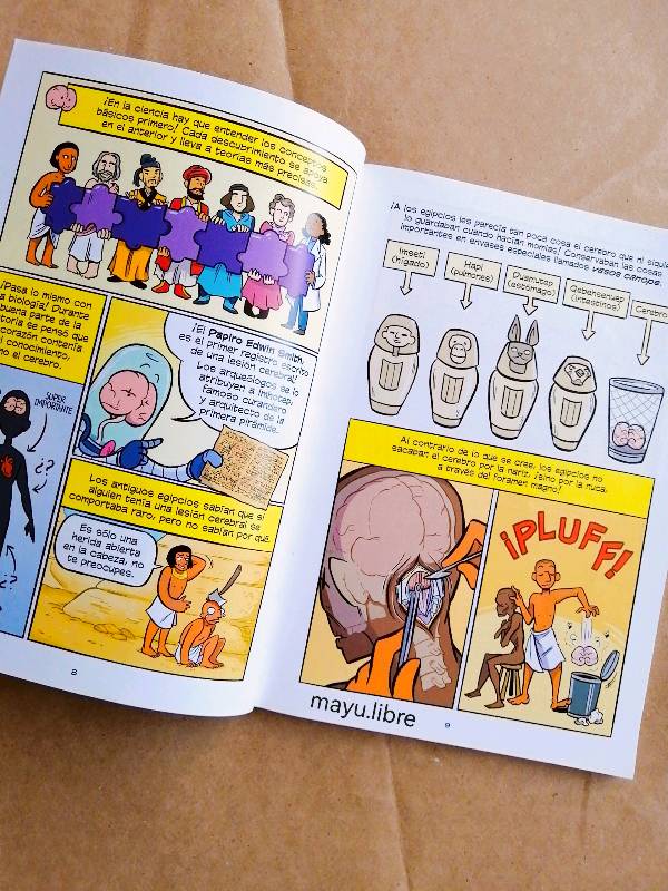 Cómics de ciencia El cerebro