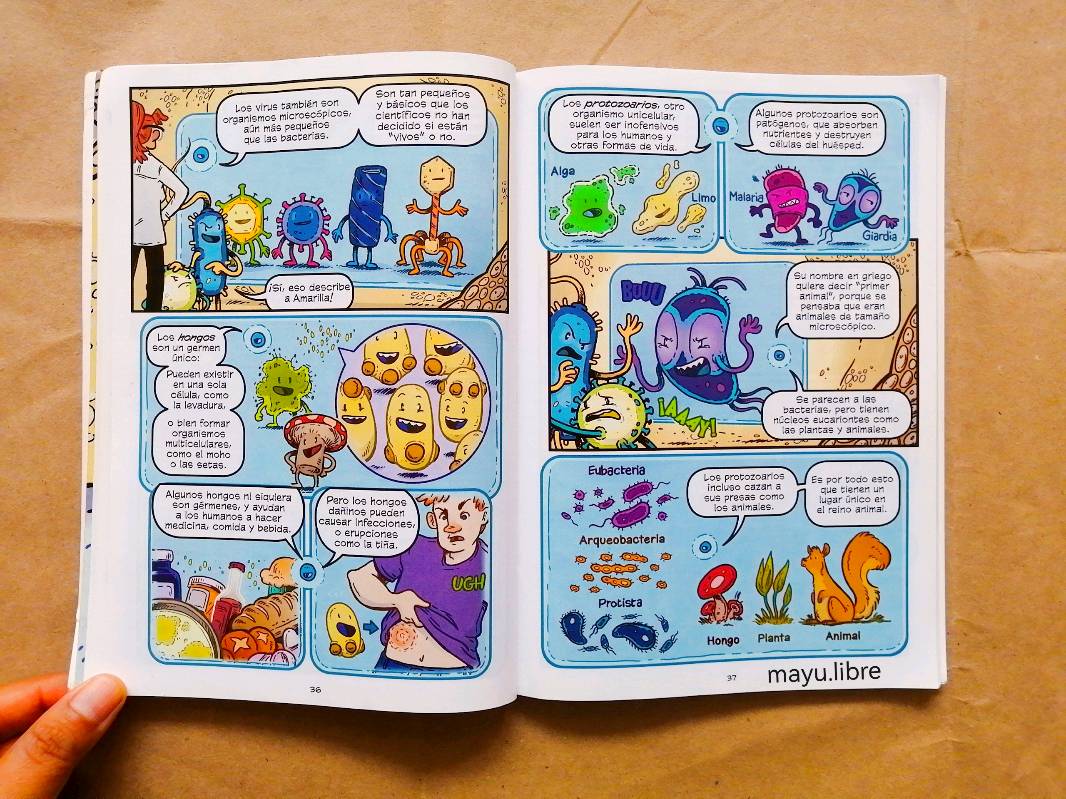 Cómics de ciencia Plagas