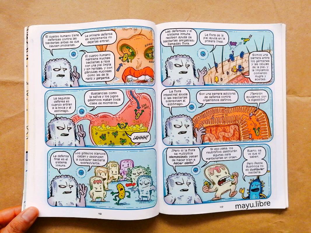 Cómics de ciencia Plagas