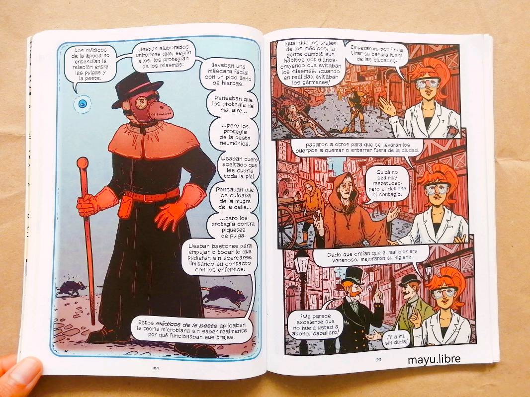 Cómics de ciencia Plagas