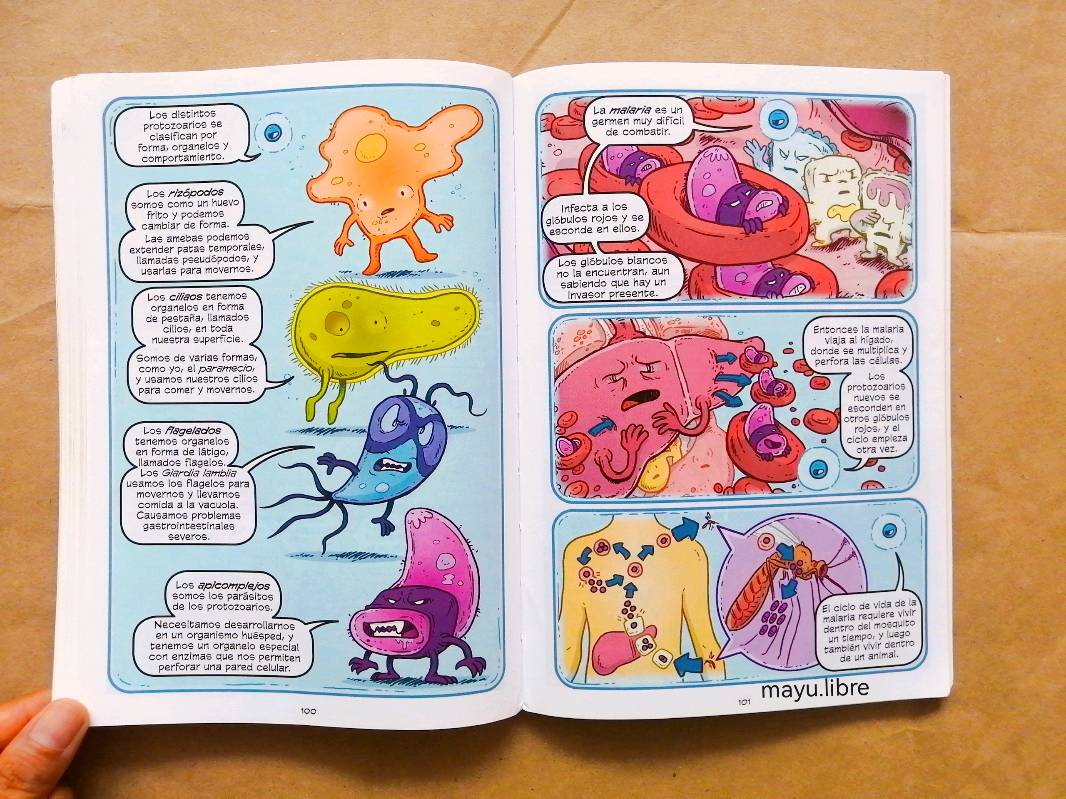 Cómics de ciencia Plagas