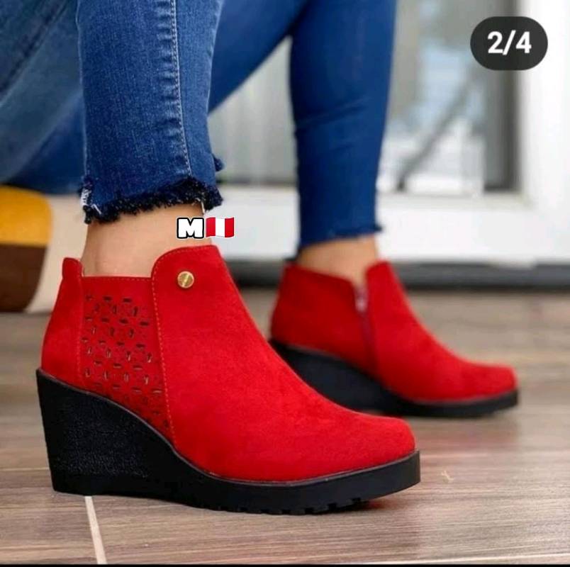 Zapatos / Calzado De Mujer/ Taco Alto/calzado Peruano M212