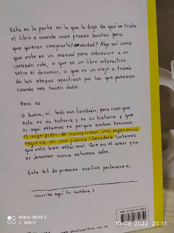 Uno siempre cambia al amor de su vida por Amalia Andrade en Soledad