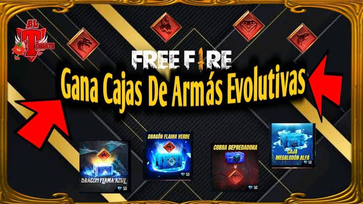Free fire-Cajas evolutivas ×50