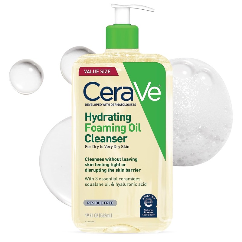 Cerave Hydrating Foaming Oil Cleanser