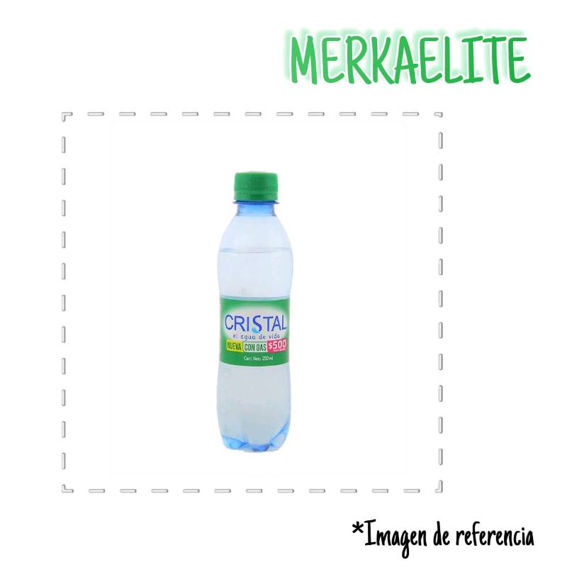 Botella De Agua De Luz Cristal 250ml, Venta de Botella De Agua De
