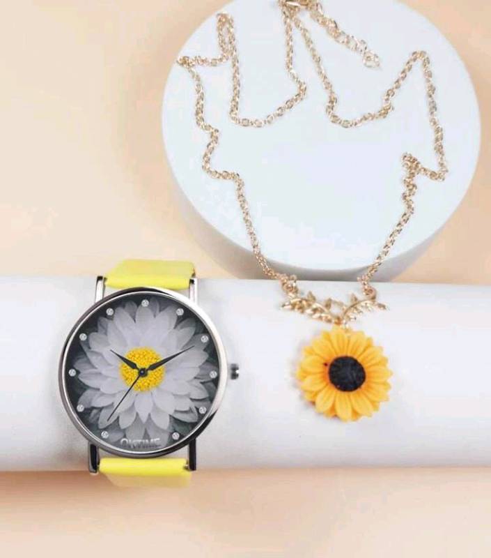 Reloj Girasol & Collar en Pocosol