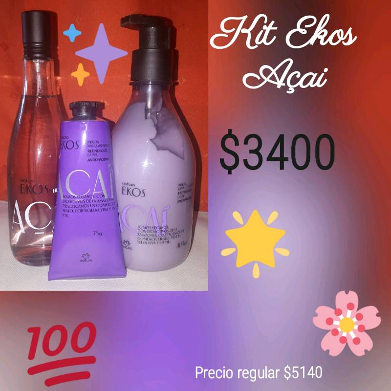 Kit Ekos Açai Natura en Puerto Iguazu