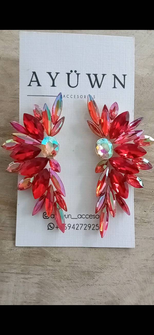 Aros Val Fucsia Tornasol 